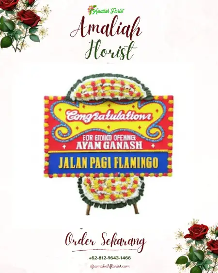 Sewa Papan Bunga Toba